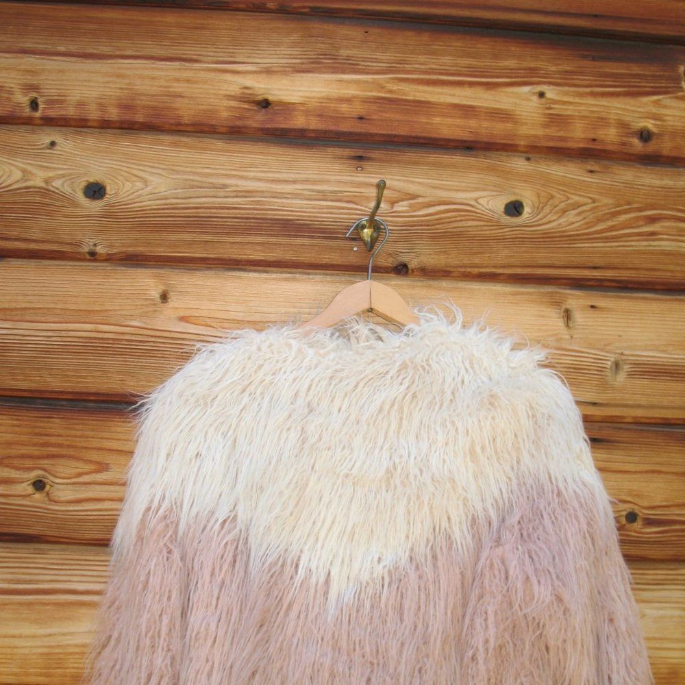 Donna Salyer Fabulous Furs Faux Mongolian Lamb Jacket - Picture 9 of 14